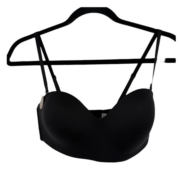 Wacoal 854372 Staying Power wire free strapless bra black size 32C - Picture 1 of 6